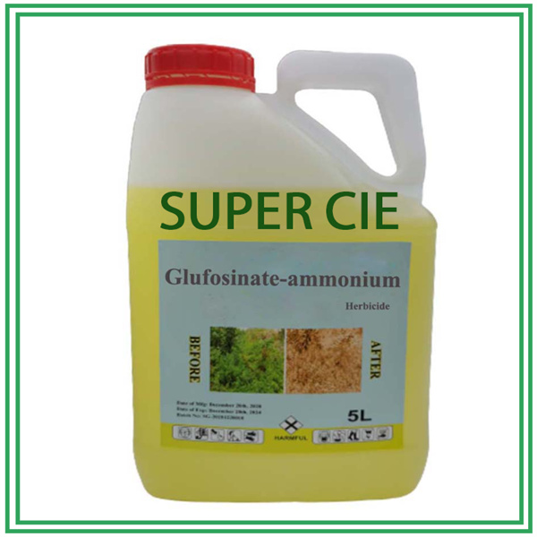 Hoe vergelyk Glufosinaatammonium met ander herbisiede?