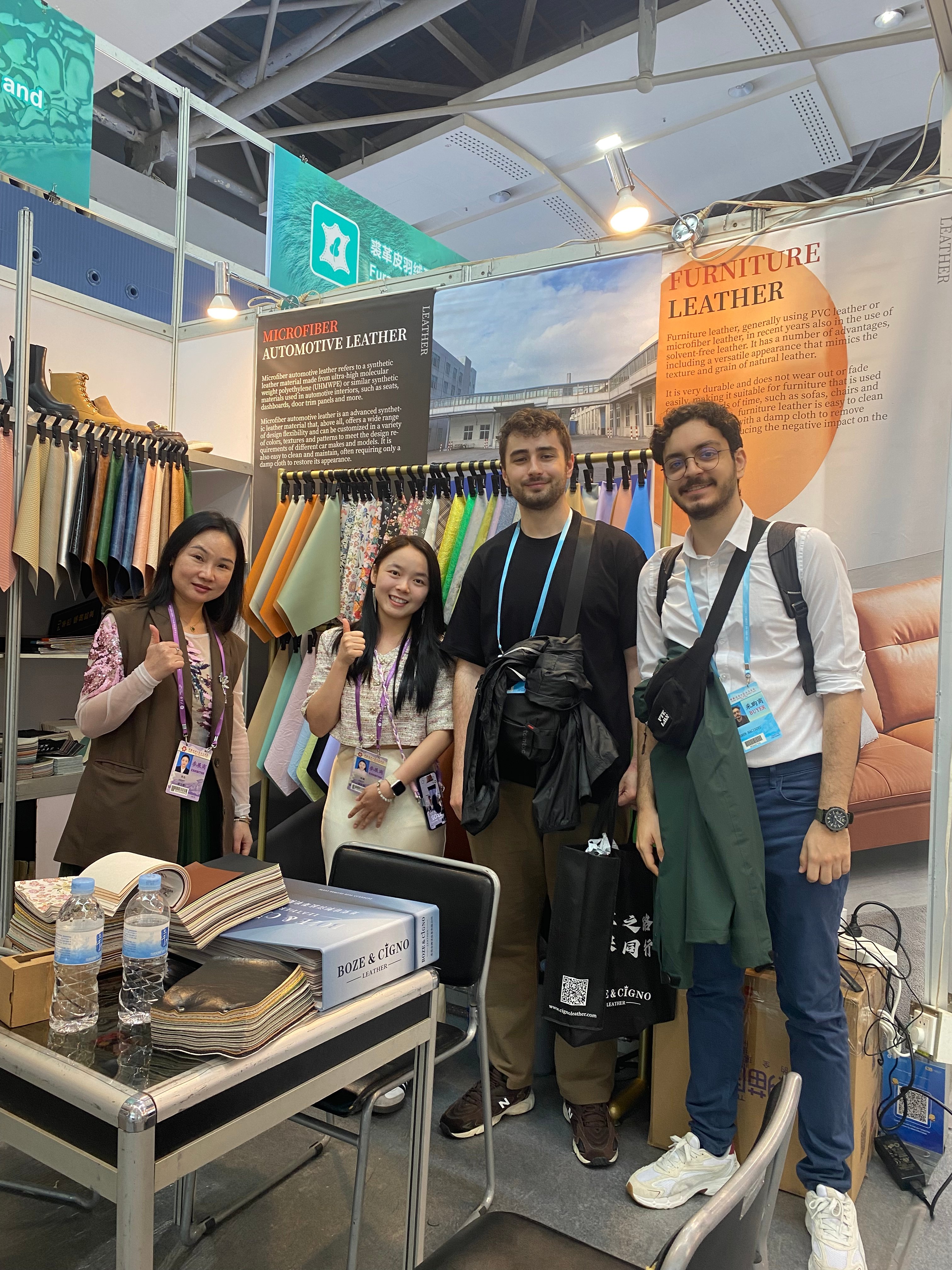 Cigno Leather International Success at the Canton Fair