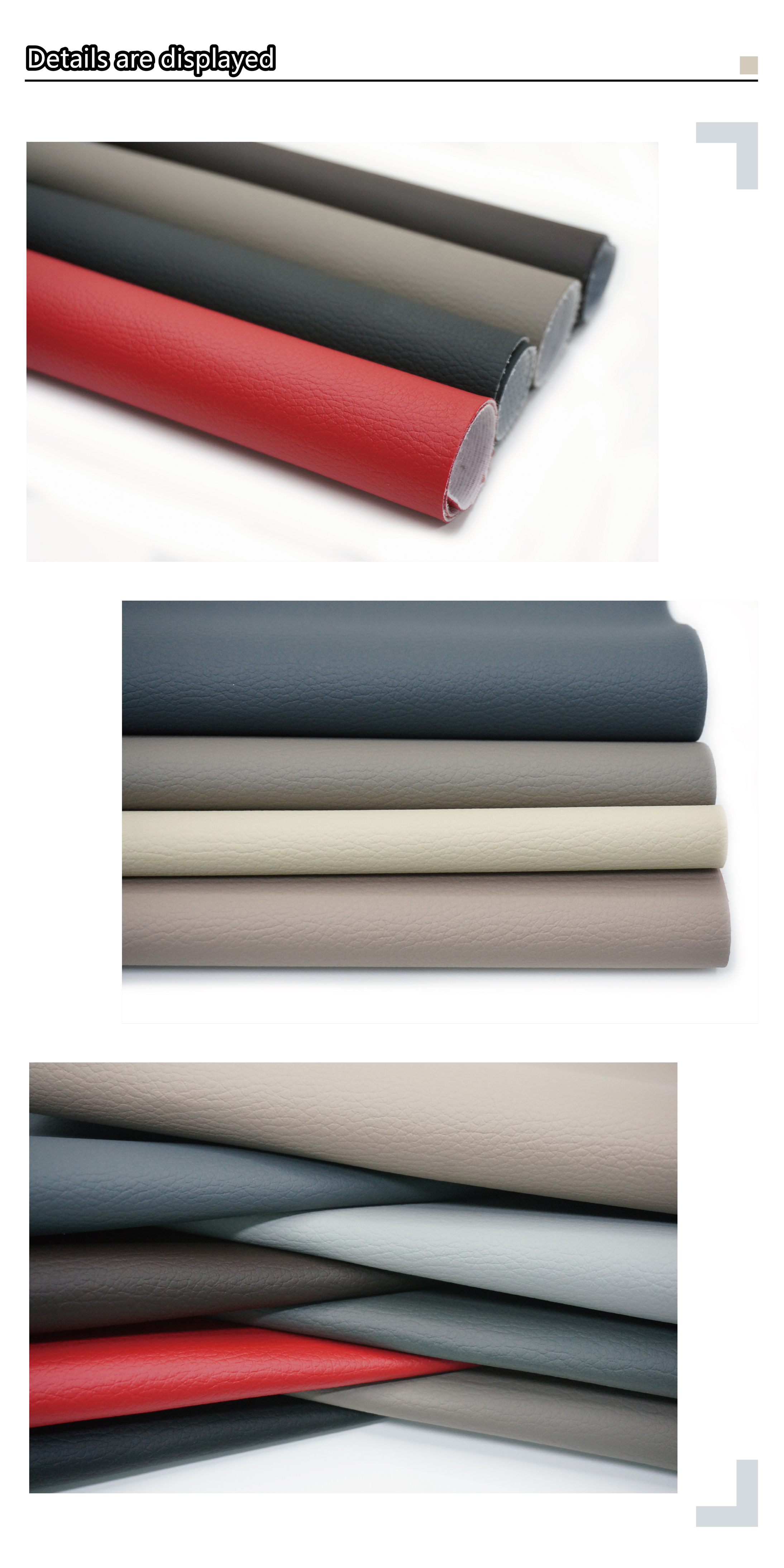 Cigno Leather - Lychee Grain Pattern Waterproof Synthetic Leather: Premium Quality PVC Material for Enhanced Durability supplier