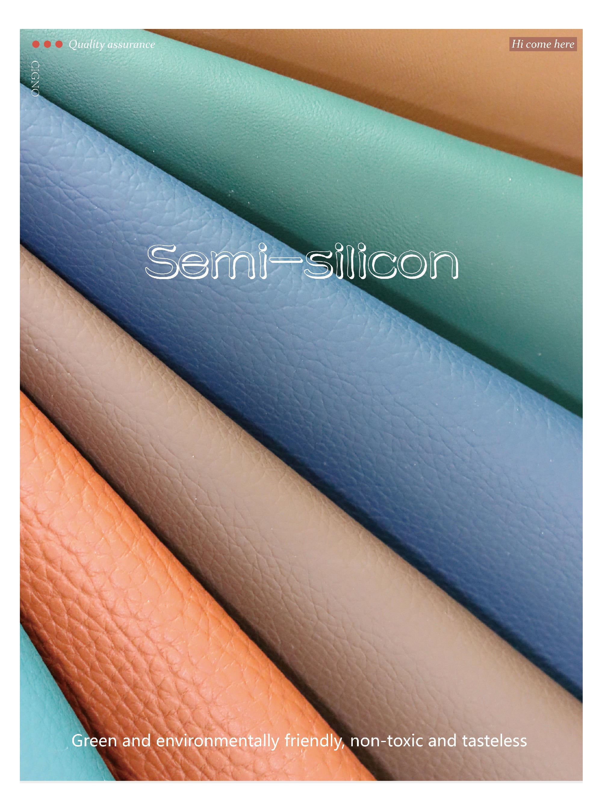 Custom-Printed Silicone Synthetic Leather Fabric: PU Leather Exclusively for Handbags by Cigno Leather supplier
