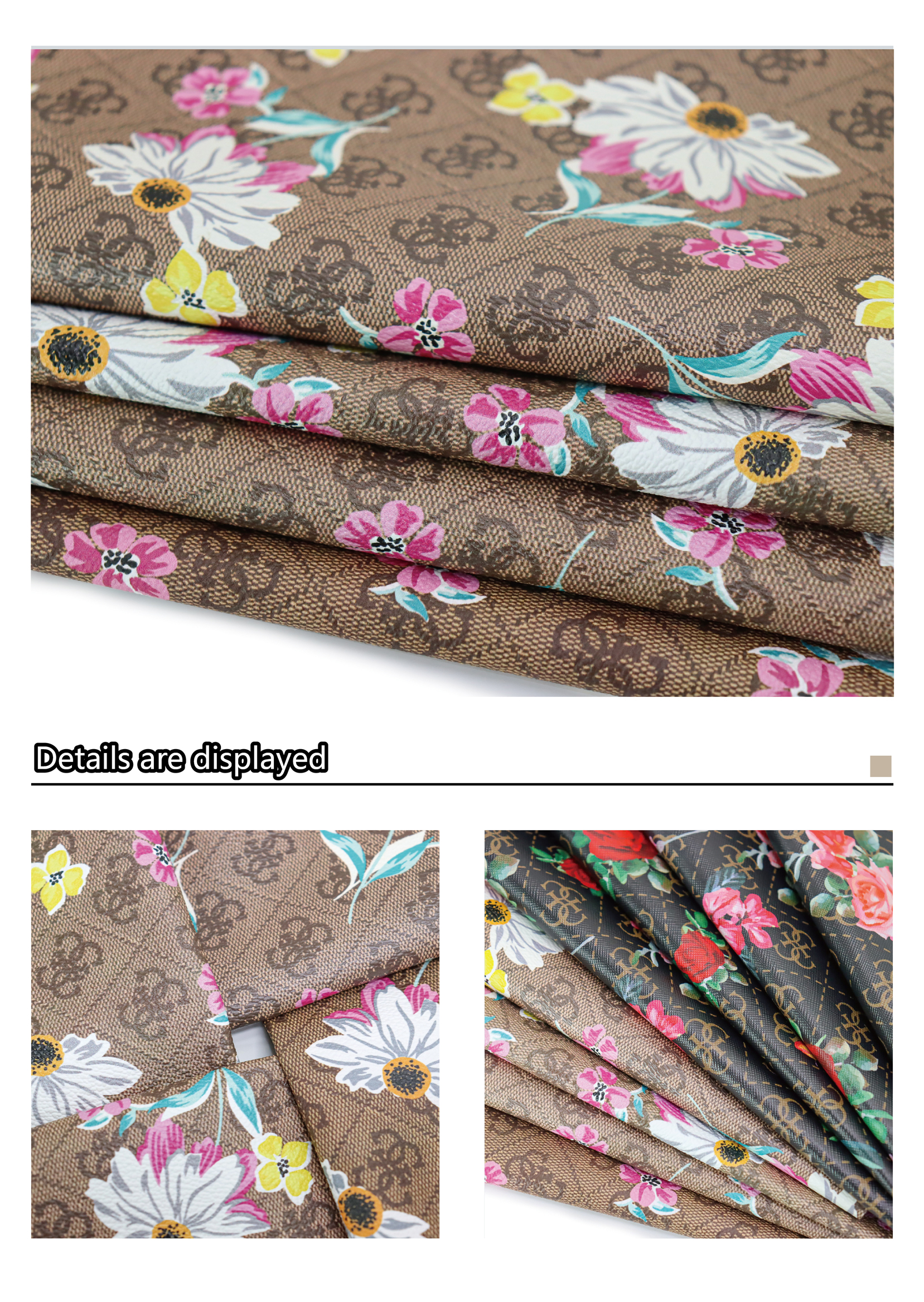 Cigno Leather - Custom Digital Printed PVC PU Leather for Stylish Handbags manufacture