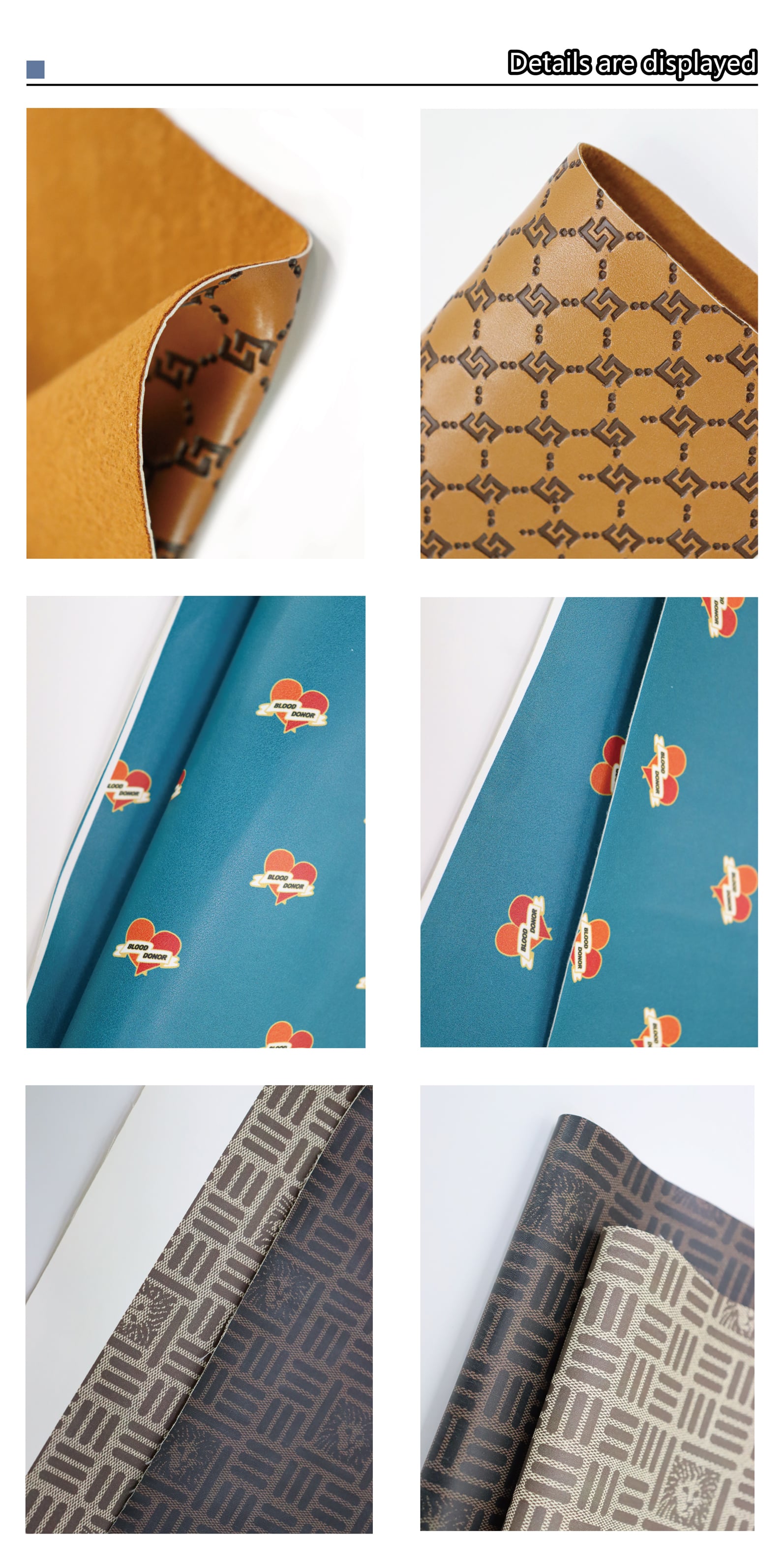 Cigno Leather - Custom Digital Printed PVC PU Leather for Stylish Handbags factory