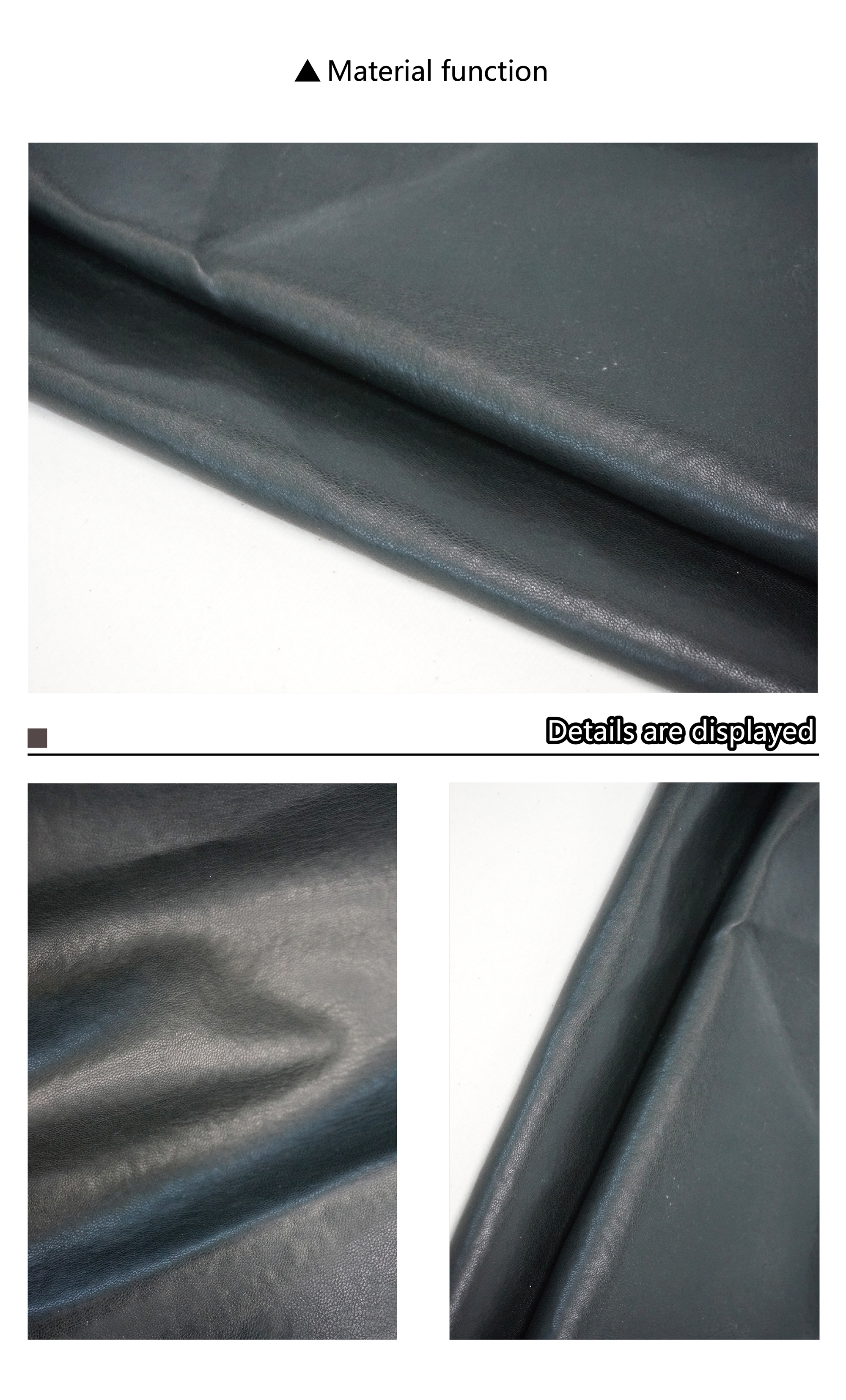 Cigno Leather - Wholesale Vegan Bamboo Fiber Leather Rolls for Bag Uppers details