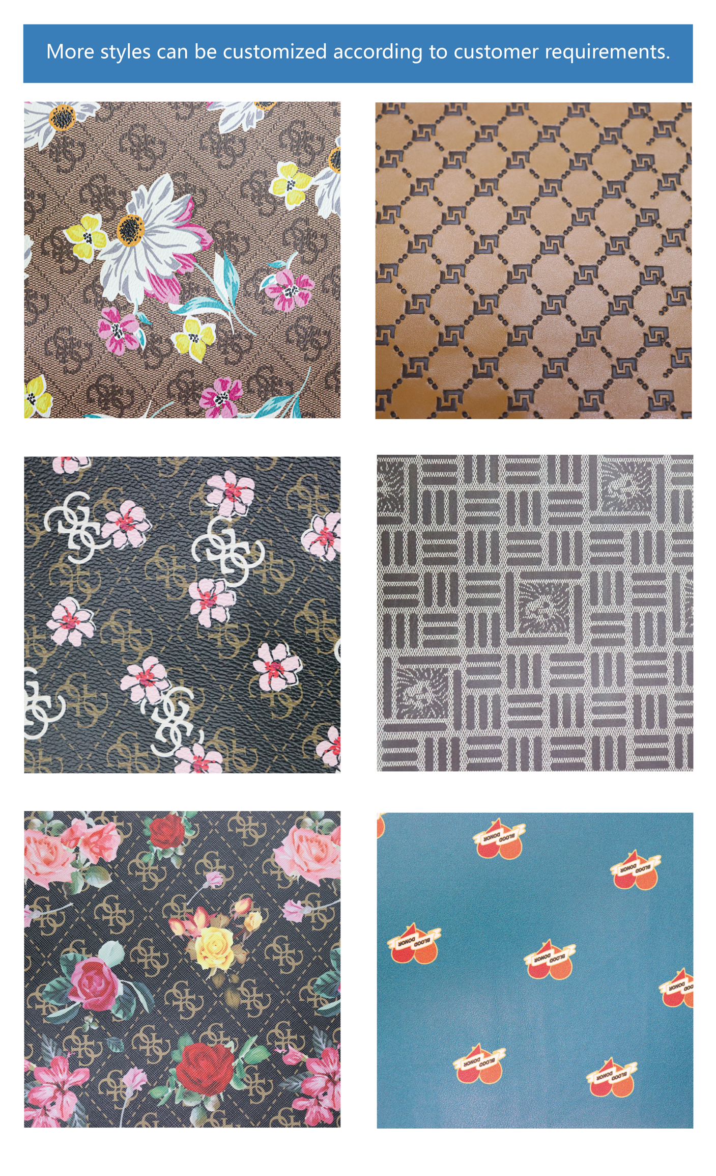 Cigno Leather - Custom Digital Printed PVC PU Leather for Stylish Handbags supplier