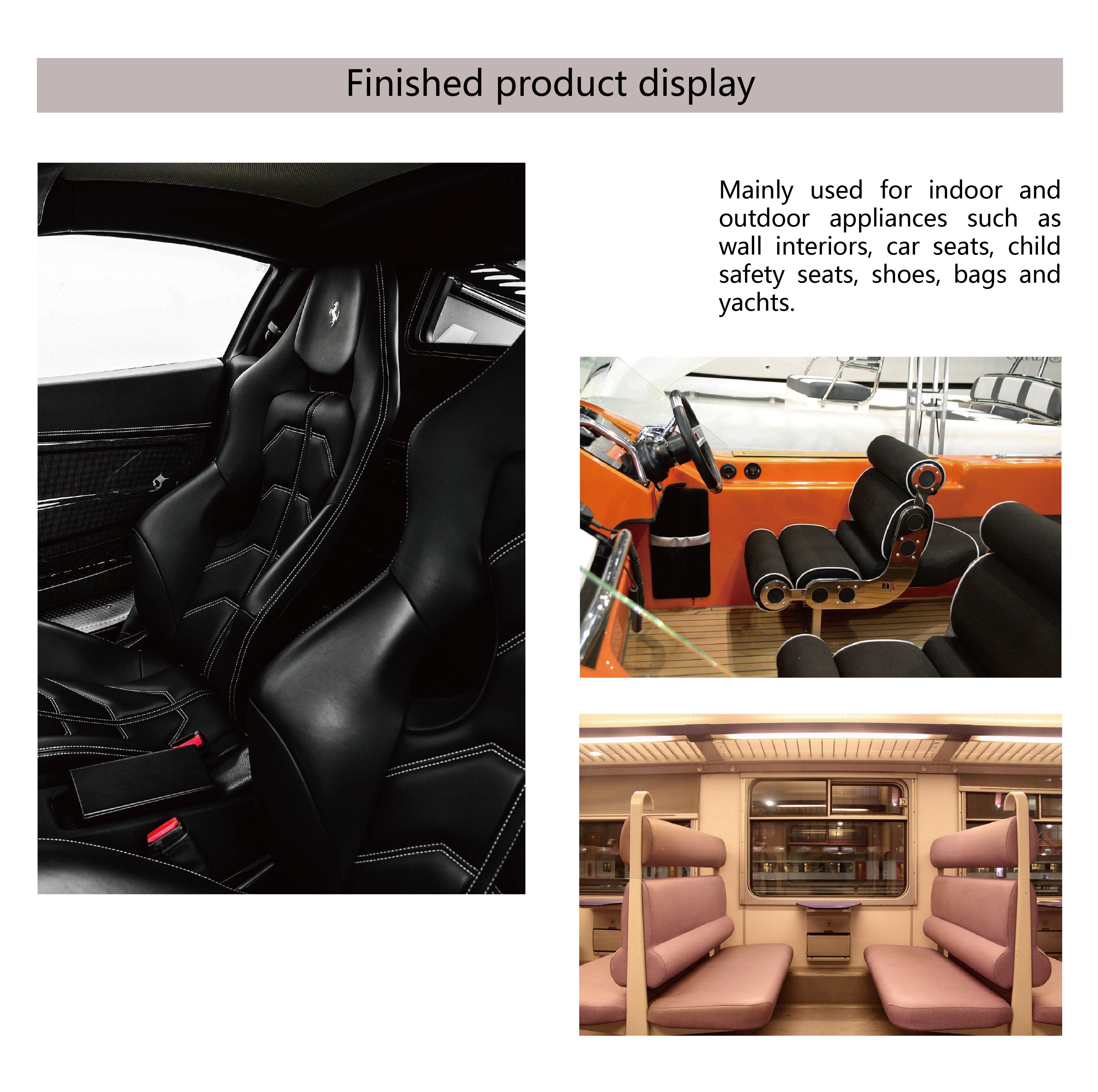 Custom-Printed Silicone Synthetic Leather Fabric: PU Leather Exclusively for Handbags by Cigno Leather details