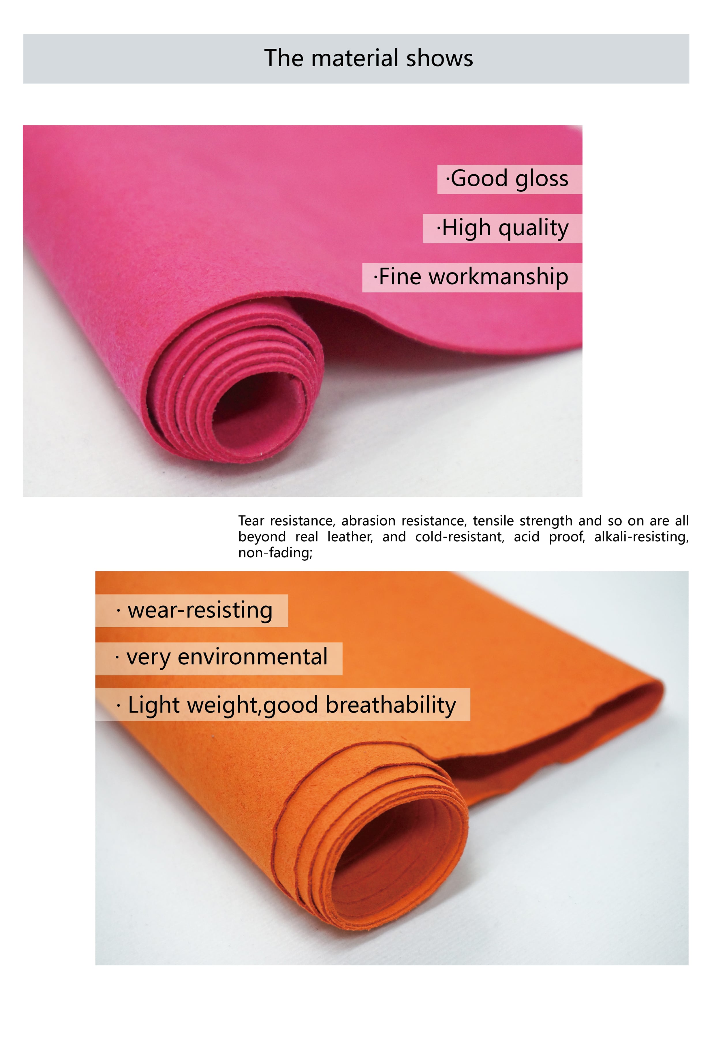 Cigno Leather - High Color Fastness Double-Sided Suede Alcantara Microfiber Leatherette for Auto & Shoe Interiors& Phone case factory