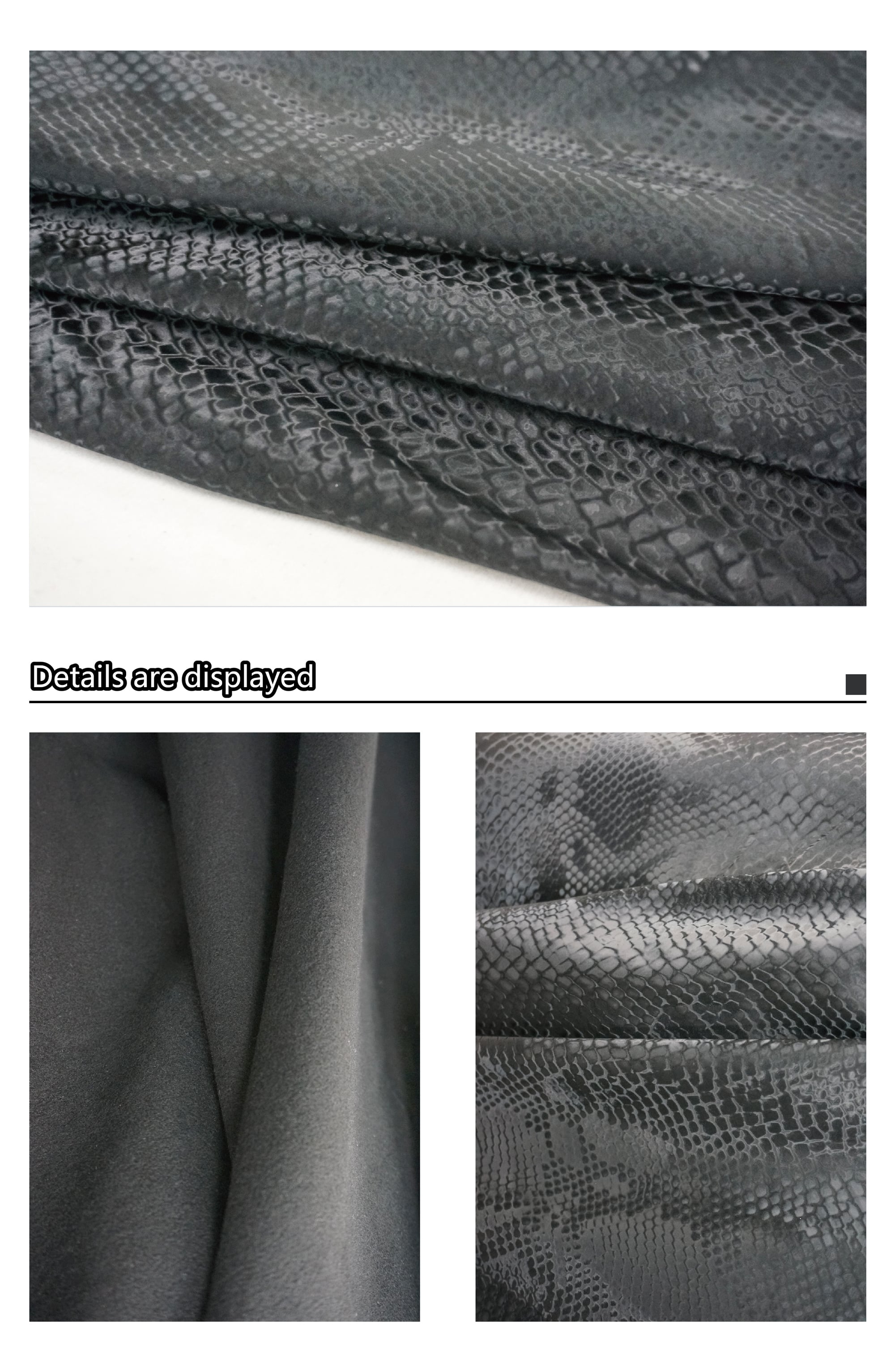 Cigno Leather Presents: Customizable Pattern Mirror/Matte Finish Glossy PU Faux Leather for Garment Manufacturing factory