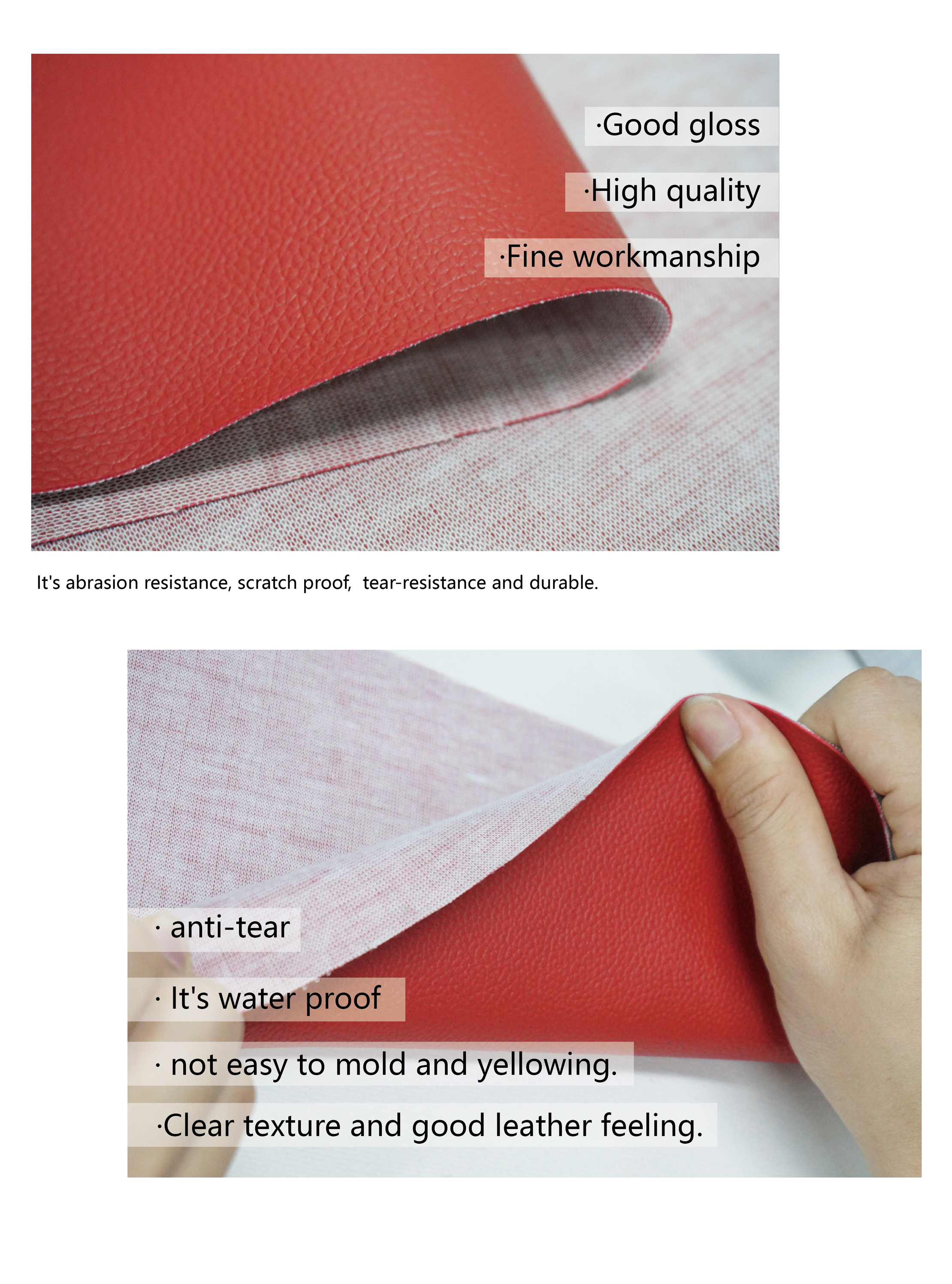 Cigno Leather - Lychee Pattern Waterproof & Durable PVC Faux Leather: Ideal for Car Seat Upholstery supplier