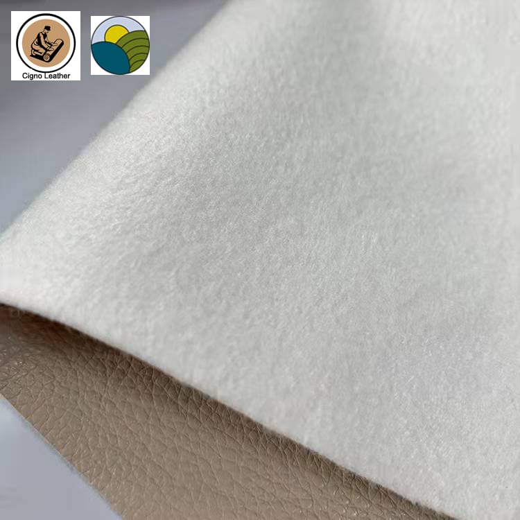 Cigno Leather - Vegan PU Synthetic Leather Rolls, Eco-Friendly for Handbags & Shoes factory