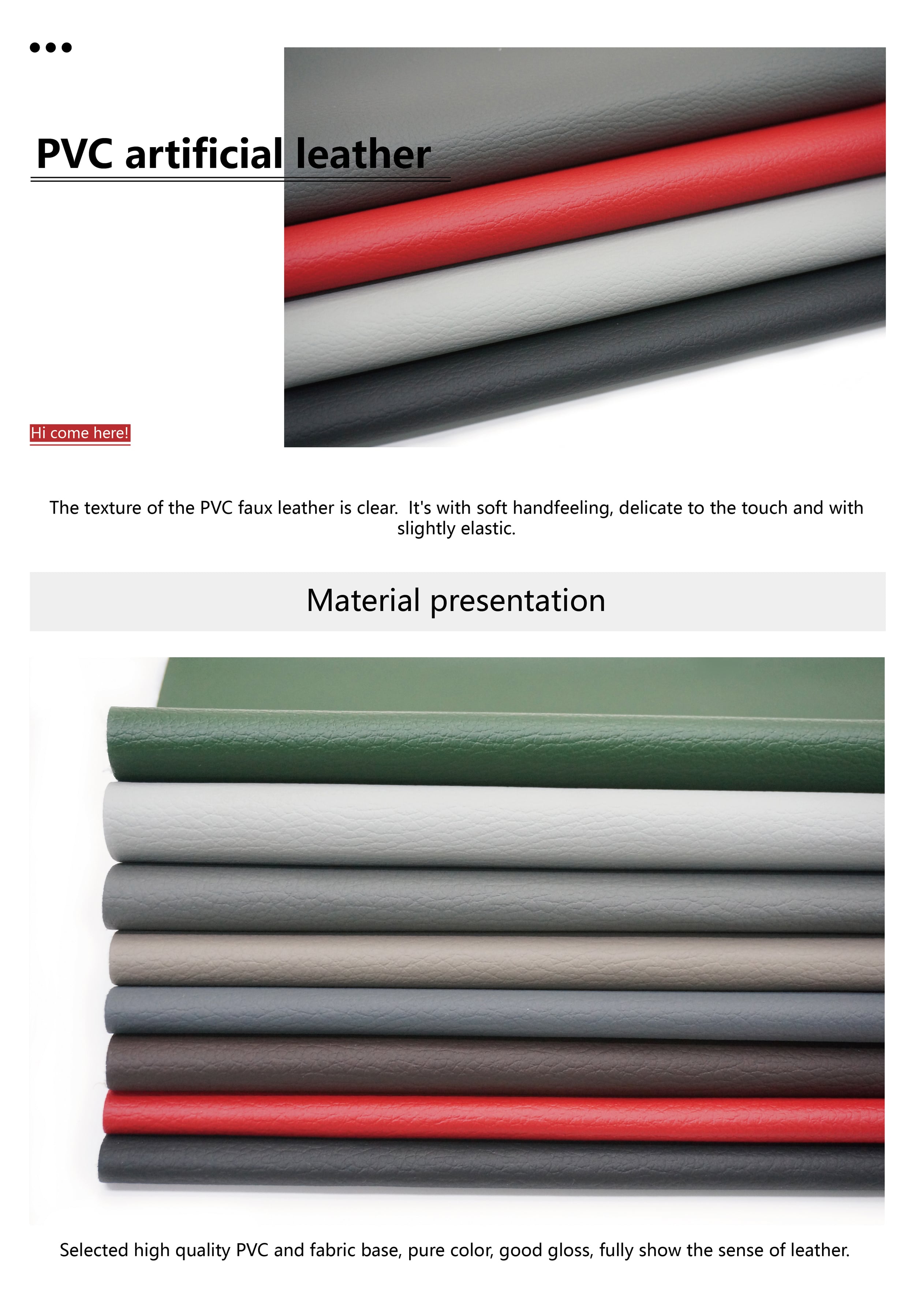 Cigno Leather - Lychee Grain Pattern Waterproof Synthetic Leather: Premium Quality PVC Material for Enhanced Durability supplier