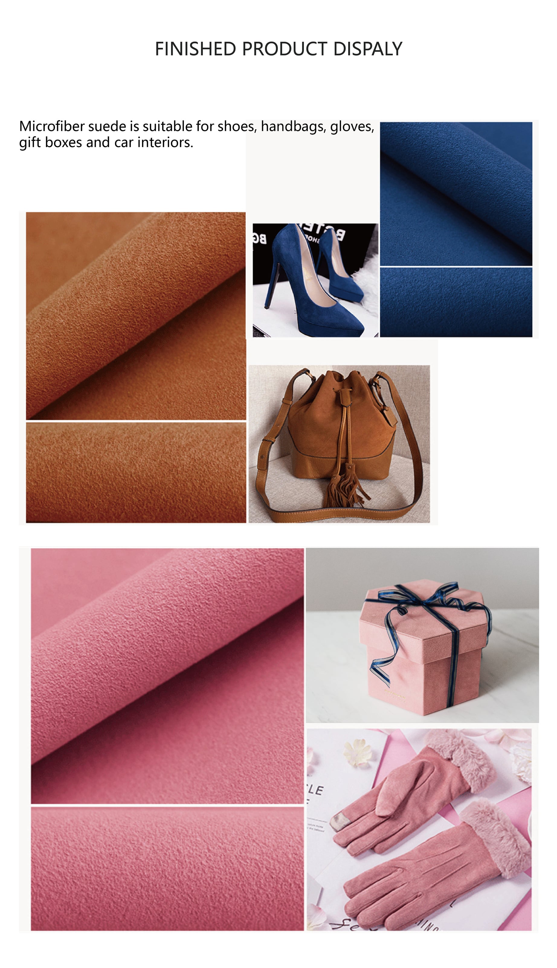 Cigno Leather - High Color Fastness Double-Sided Suede Alcantara Microfiber Leatherette for Auto & Shoe Interiors& Phone case manufacture