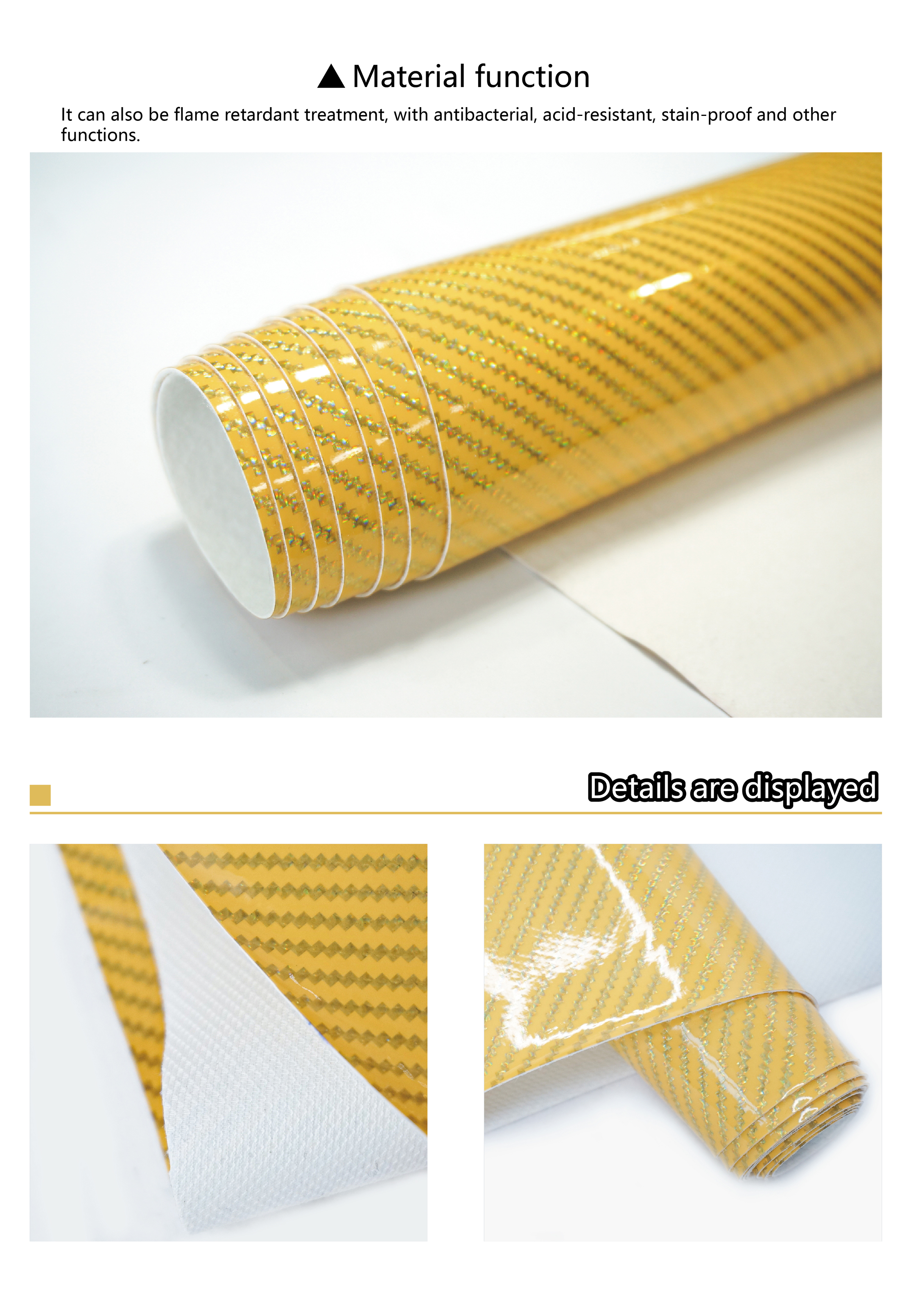 Cigno Leather Exclusive: Free Sample of Laser Carbon Fibre Texture Synthetic Leather - Ideal for Car Upholstery & Pu Faux Leather Fabric manufacture