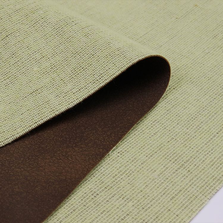 Fabrika OEM Paisly Faux Leather Realistî Thermo Nubuck Suede Faux Leather