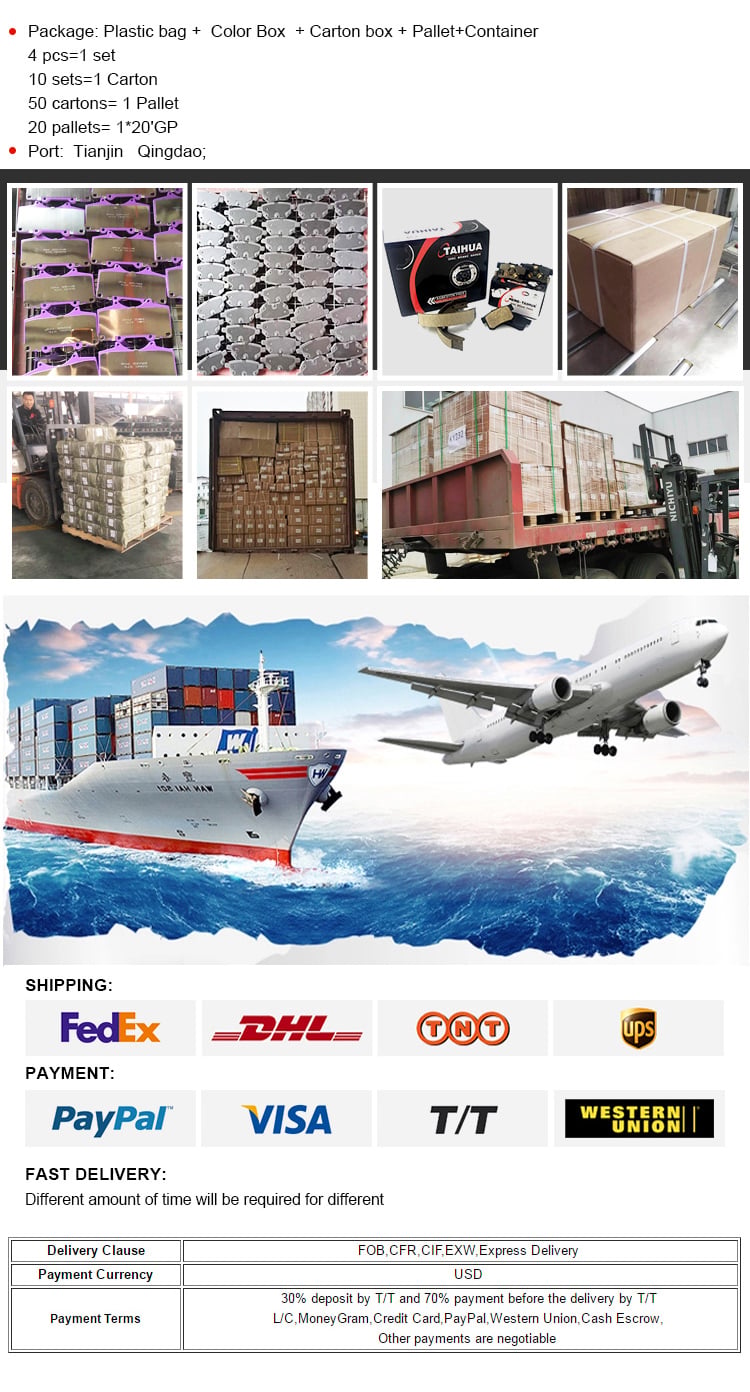 High Quality 0004201303 Auto Brake Pads Accessories Car Accessory Auto Brake Pads Systems manufacture