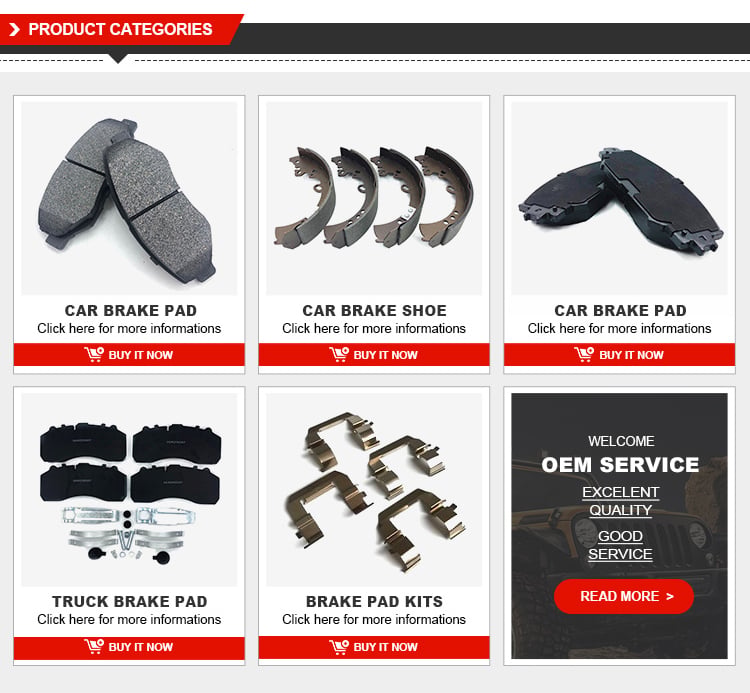 High Quality 0004201303 Auto Brake Pads Accessories Car Accessory Auto Brake Pads Systems supplier