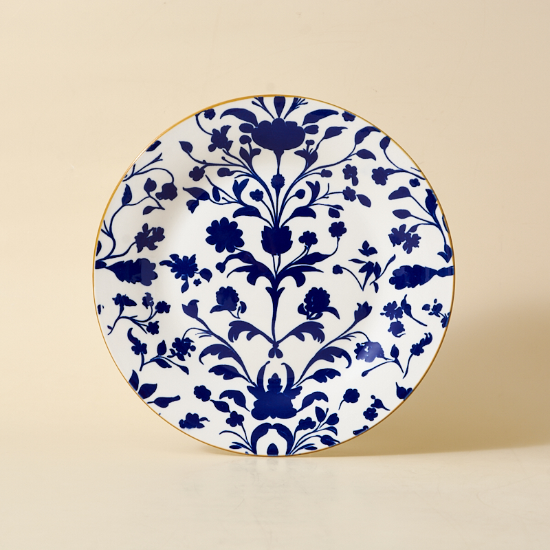 Simple Style Ceramic Tableware Set Embroidered Series Suitable for Households Hotels and Campsites - Wholesale Sales details