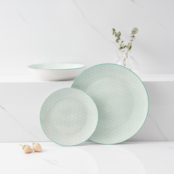 Functional and chic stoneware dish set for your kitchen collection