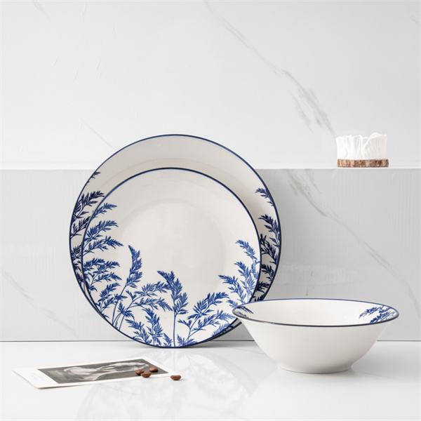 The beauty of everyday porcelain dinnerware