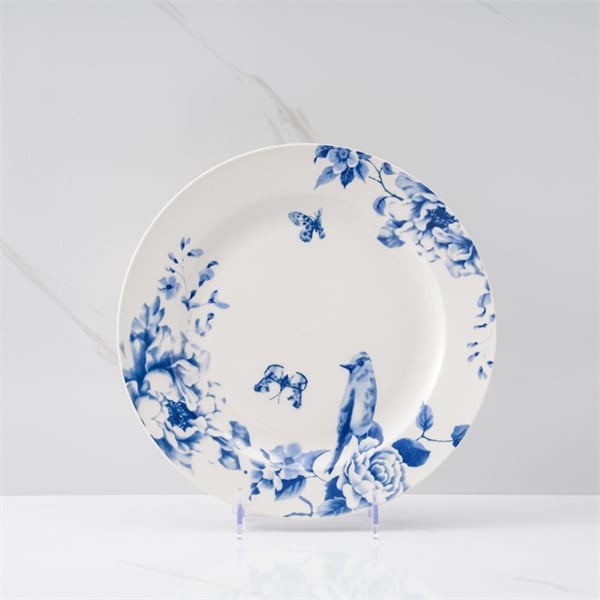 Add a touch of old-world elegance to your table setting with vintage porcelain plates