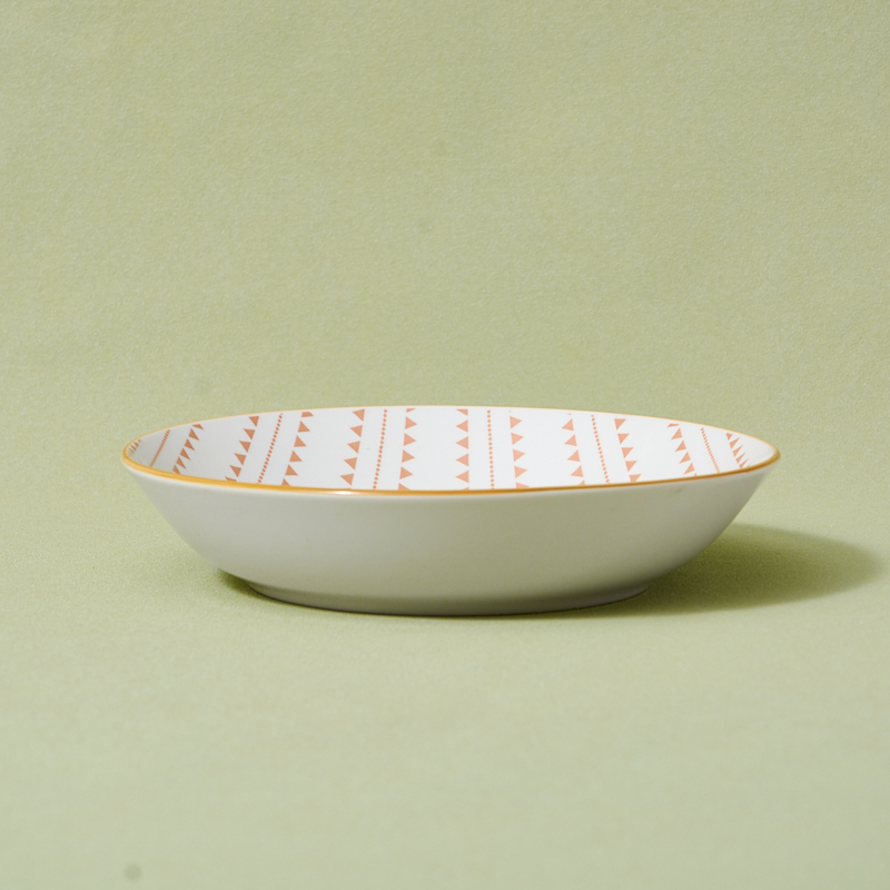 Eco-Friendly Simple Style Ceramic Porcelain Dinnerware Set Dishwasher Safe Tableware for Home Hotel Durable Food Serving Plates details
