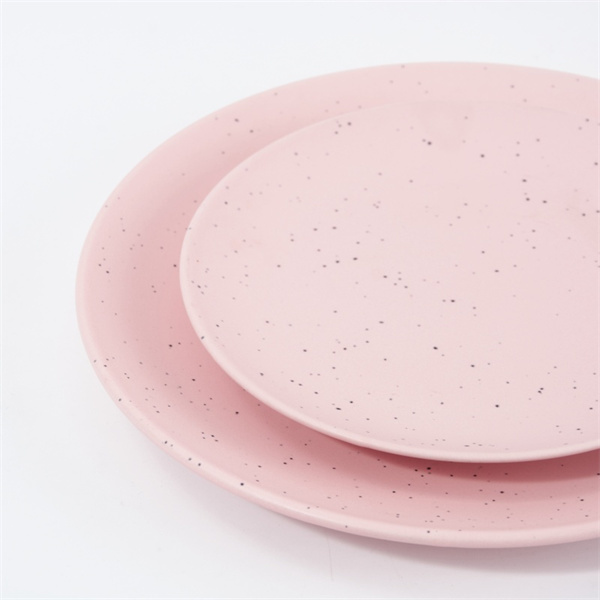 Embrace a feminine aesthetic with beautiful pink plates ceramic