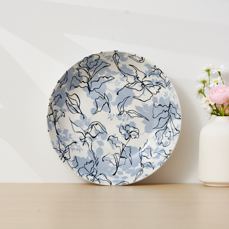 Wholesale Custom Made White Porcelain Dinnerware Sets Various Sizes Dinner Plates for Hotels details