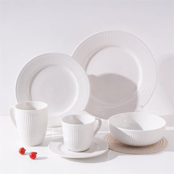 Complete your table setting with a beautifully crafted ceramic dinner se