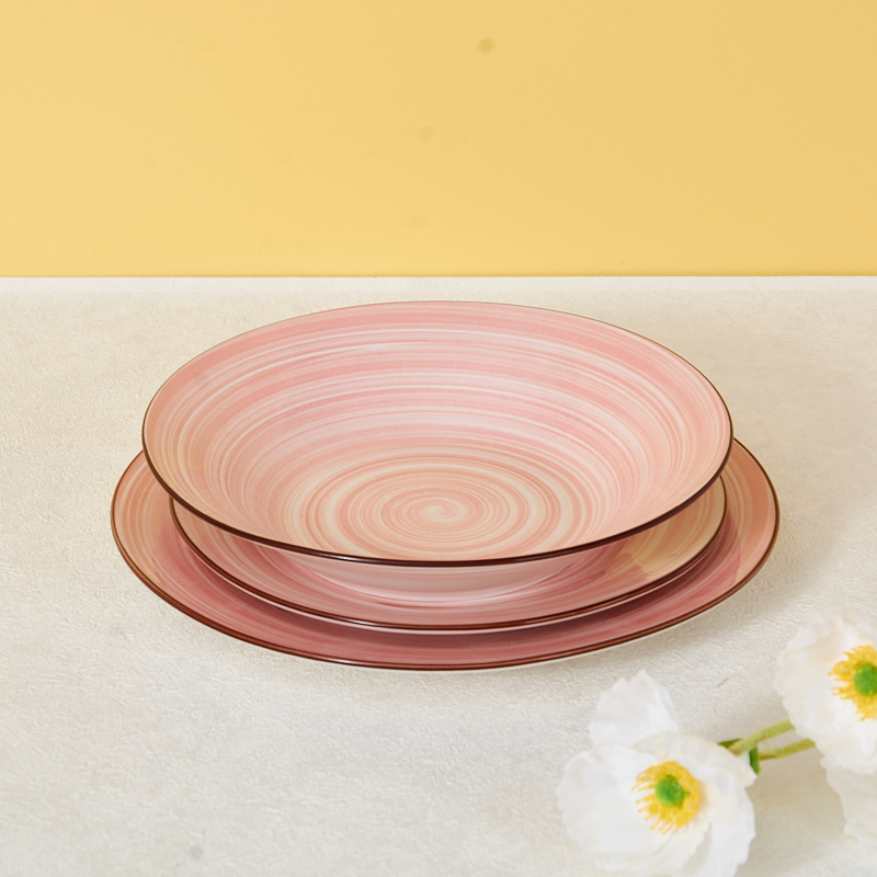 Commercial White Ceramic Dinner Plate Sectional Serving Set with Dishwasher & Microwave Safe manufacture