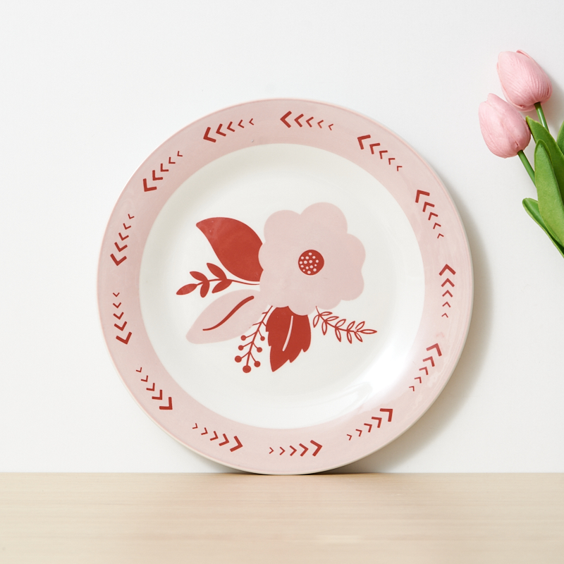 Wholesale Custom Made White Porcelain Ceramic Plates in Various Sizes Suitable for Household Dishwasher Microwave Safe details