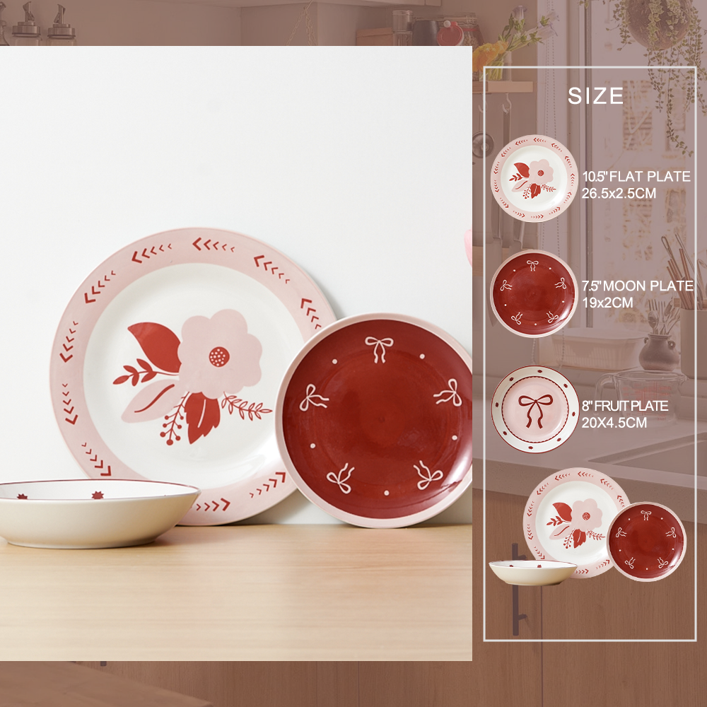 Wholesale Custom Made White Porcelain Ceramic Plates in Various Sizes Suitable for Household Dishwasher Microwave Safe manufacture