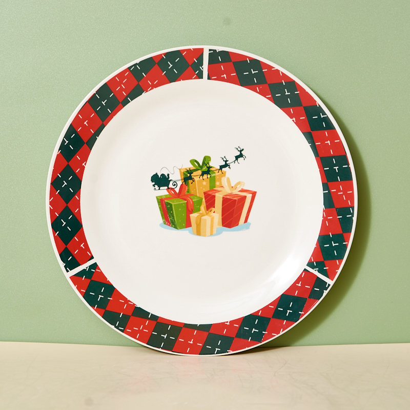 Premium Ceramic Dinnerware Set Christmas Tableware Trendy Modern Design Perfect As a Gift for Home Chefs & Restaurants manufacture