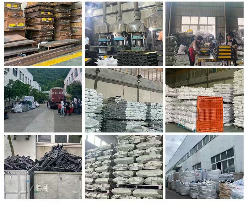 Flexible Rubber Material Highway Road Rubber Speed Bump manufacture