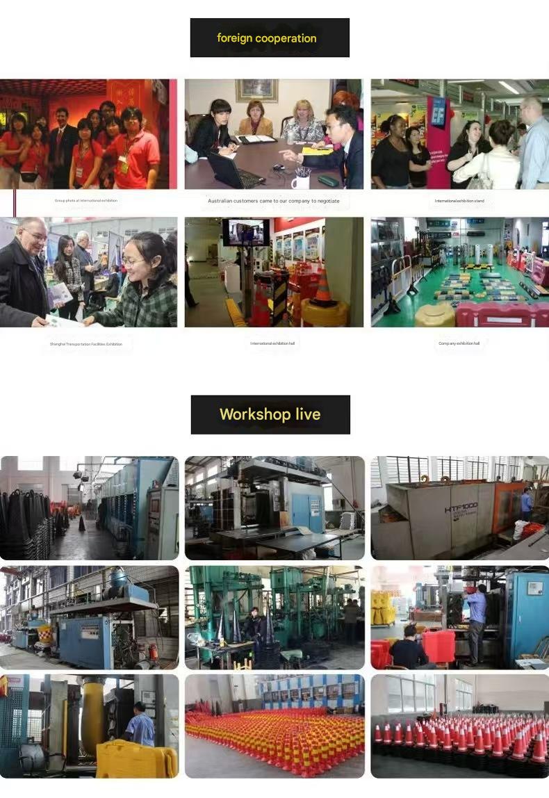 Flexible Rubber Material Highway Road Rubber Speed Bump manufacture