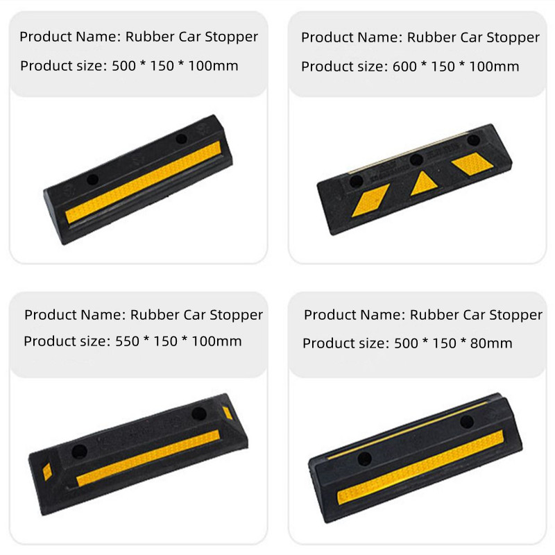 Flexible Rubber Material Highway Road Rubber Speed Bump factory