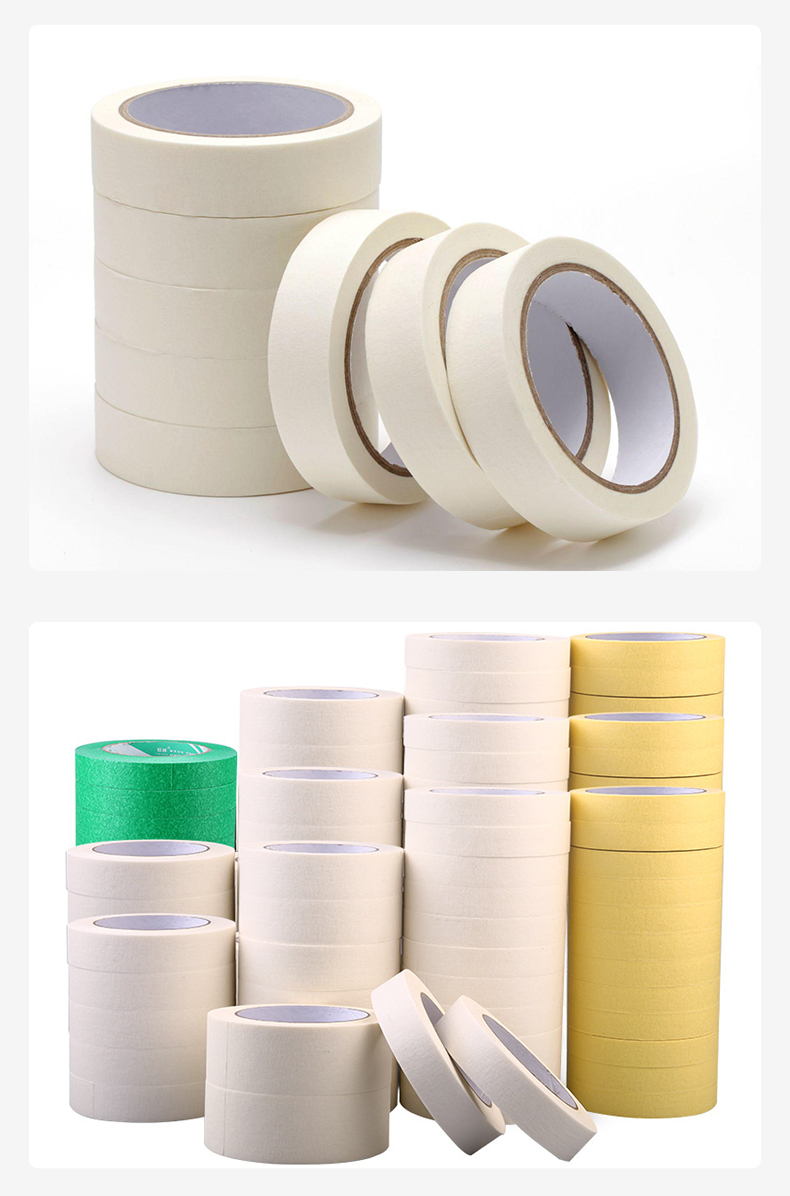 Custom Size  Strong Adhesive Auto Refinish Paint No Glue Left  Masking  Painters Tape details
