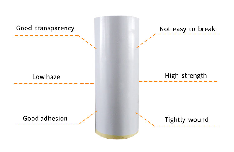 Custom Bopp Tape Jumbo Roll 1280mm Opp Adhesive Tape Jumbo Roll supplier