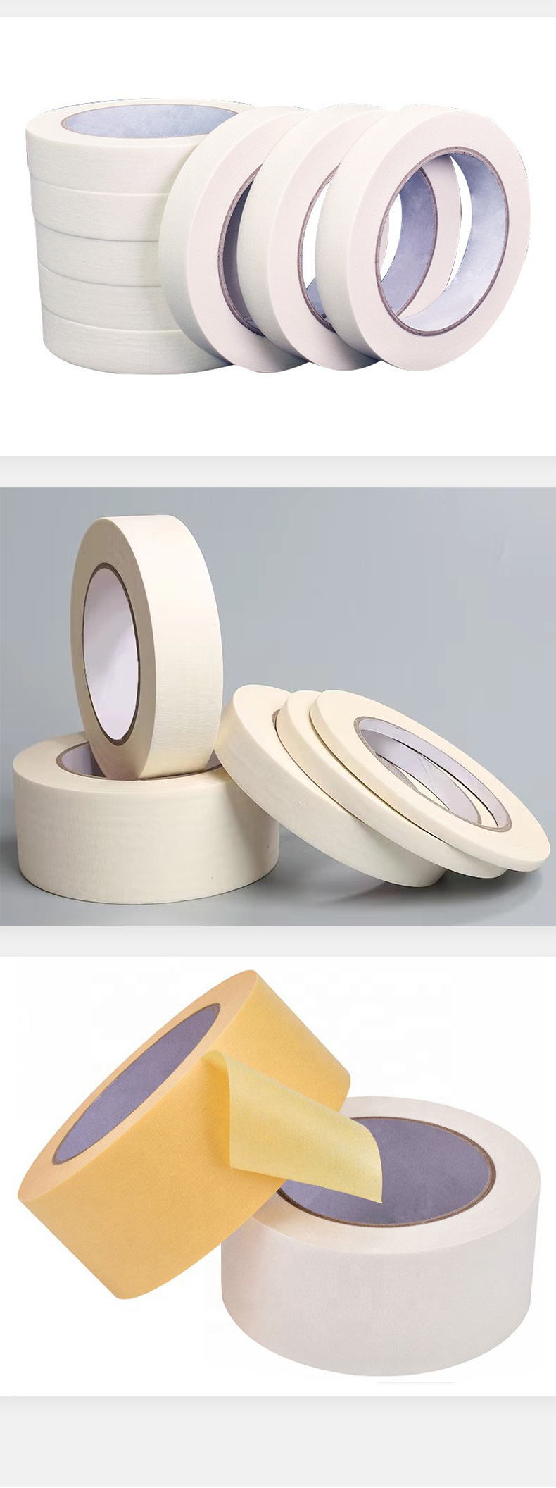 Masking Tape Auto Refinish Automotive Use of Home Decoration Cintas Masking Tape supplier