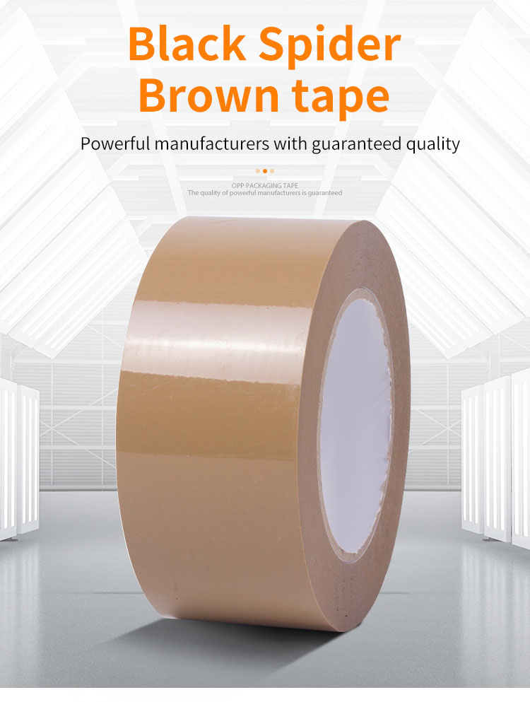 Brown Carton Box Sealing Packaging  Tape Bopp Self Adhesive Shipping Packaging  Tapes manufacture