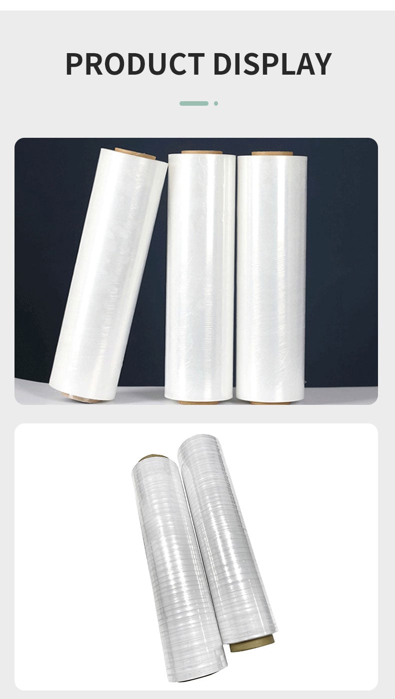 Cling Flim Cling Film Food Wrap Plastic Professional Factory Food Grade Pvc Stretch Film Customized OEM Roll Transparent supplier