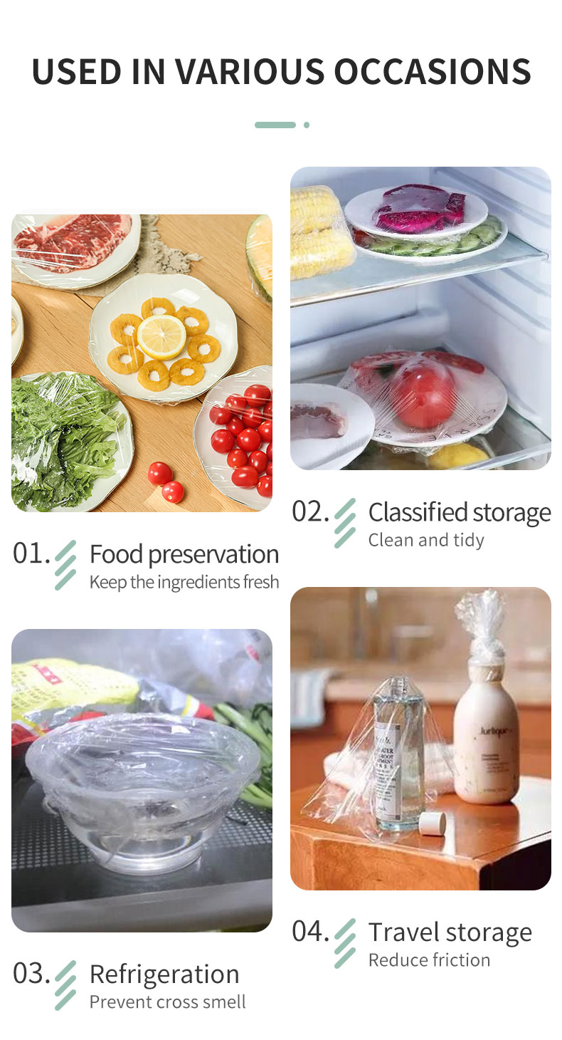 Cling Flim Cling Film Food Wrap Plastic Professional Factory Food Grade Pvc Stretch Film Customized OEM Roll Transparent factory