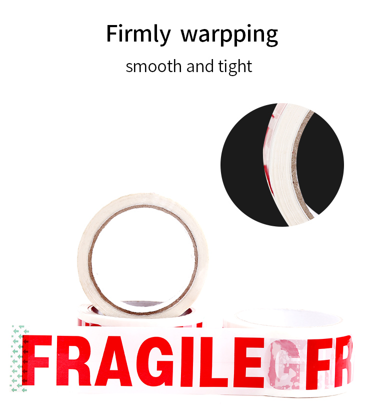 Custom Printed clear Plastic Wrap Tapes with logo Shipping Box Packaging Tape supplier