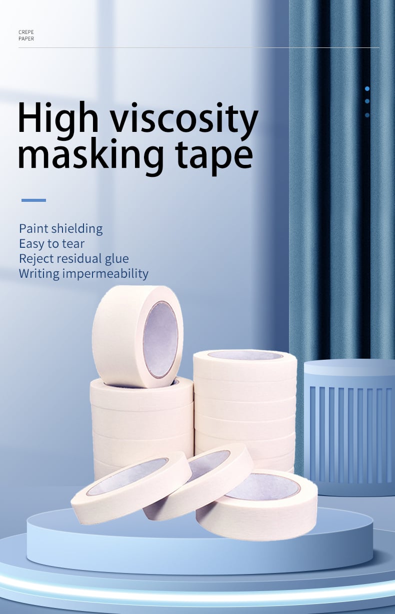Masking Tape Auto Refinish Automotive Use of Home Decoration Cintas Masking Tape details