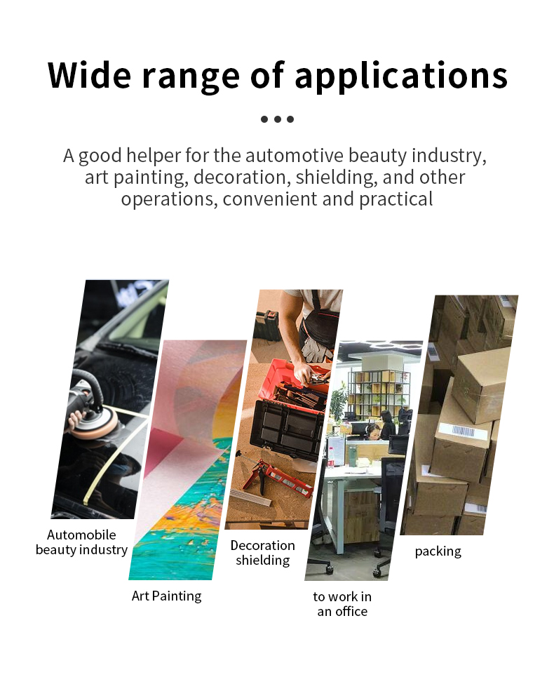 Masking Tape Auto Refinish Automotive Use of Home Decoration Cintas Masking Tape supplier