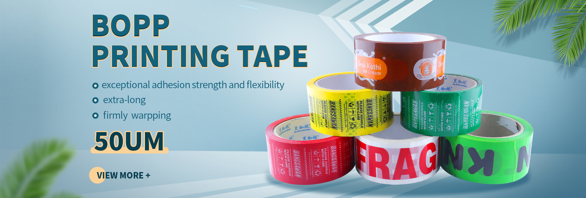 Custom Printed clear Plastic Wrap Tapes with logo Shipping Box Packaging Tape supplier