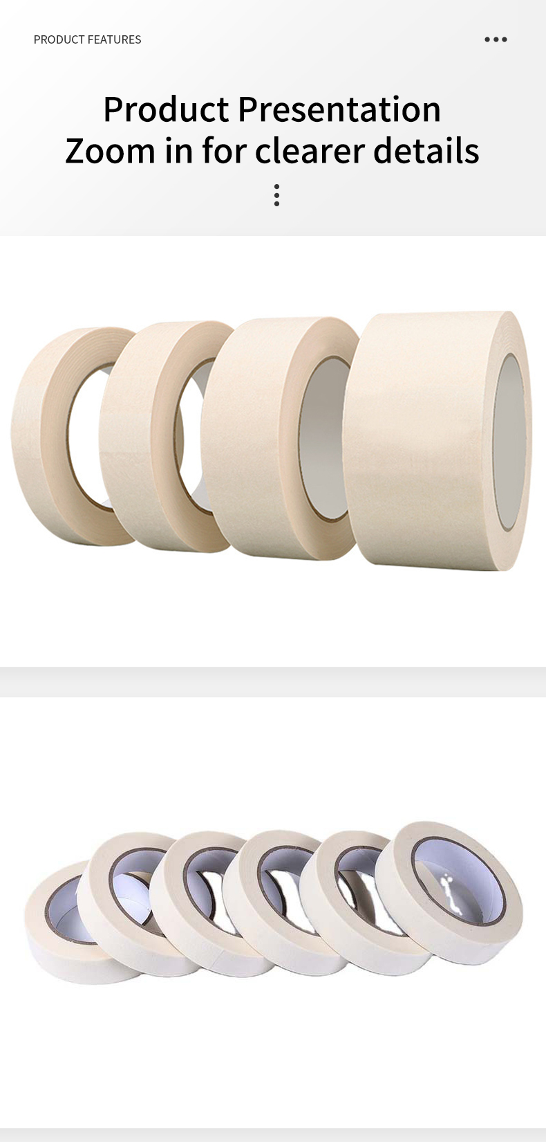 Masking Tape Auto Refinish Automotive Use of Home Decoration Cintas Masking Tape supplier