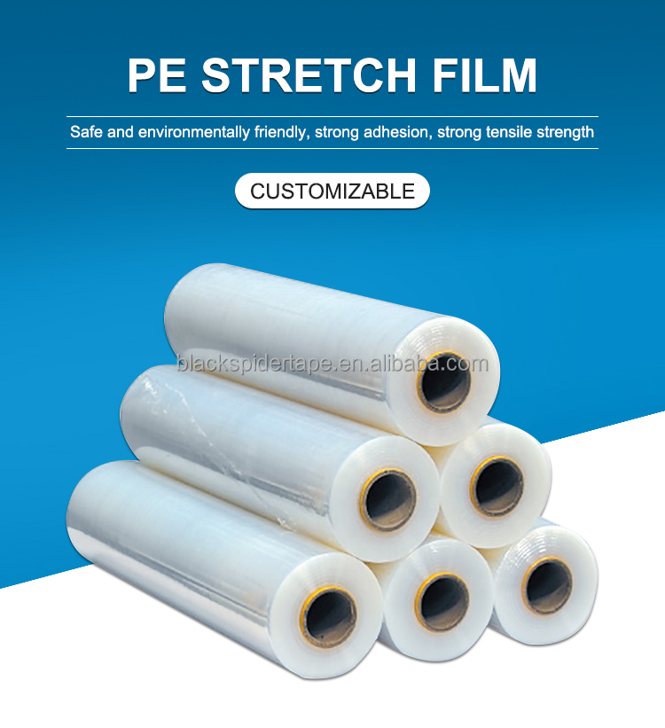 Hot Sale Cargo Packaging LLDPE Polyethylene Pallet Stretch Wrapping Film details