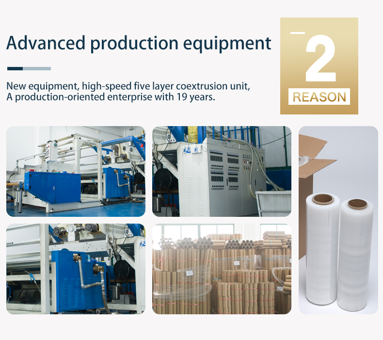 High Quality Strech Wrapping Cling Film Wrap Plastic PE Wrapping Film Pallet Stretch Film for Packaging manufacture