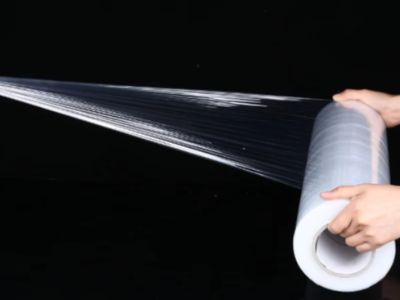 Puncture resistance in stretch film secures heavy palletized loads
