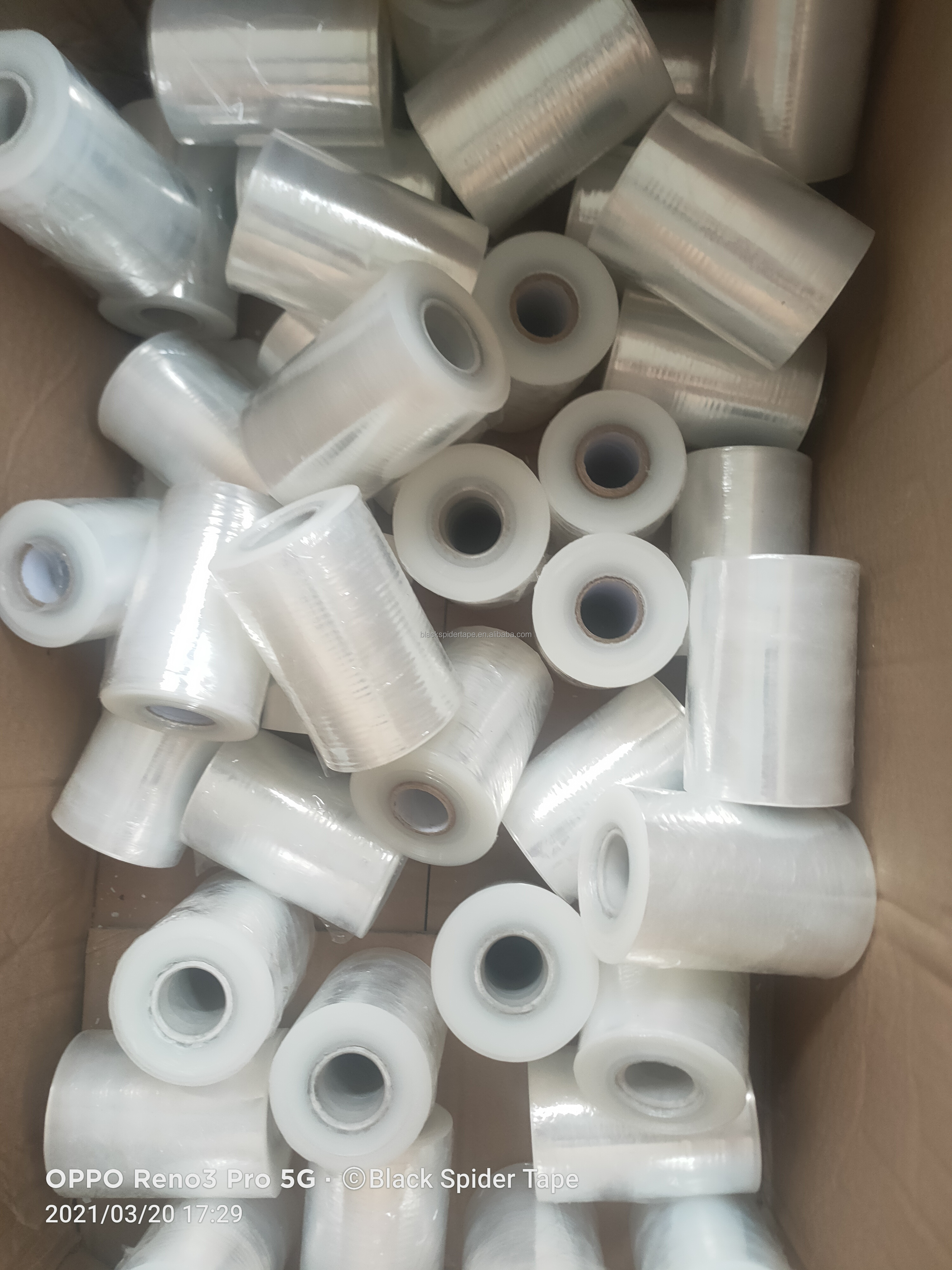 Cling Flim Cling Film Food Wrap Plastic Professional Factory Food Grade Pvc Stretch Film Customized OEM Roll Transparent factory