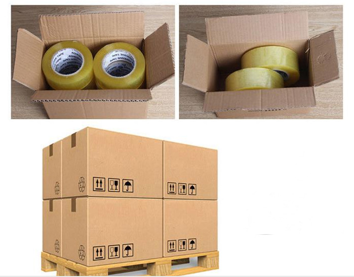 Brown Carton Box Sealing Packaging  Tape Bopp Self Adhesive Shipping Packaging  Tapes details